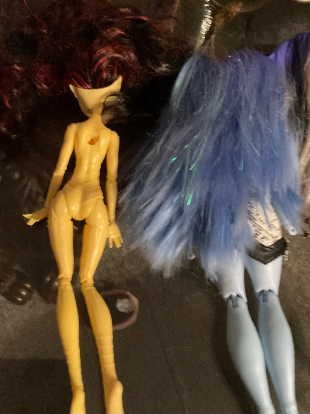 monster high Dolls Lot - Yellow, Blue, Pale Blue, Light Green
